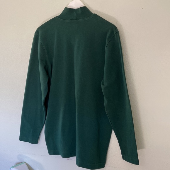 Marisa Christina Turtleneck 100% Cotton Solid Green Women’s Sweater Size XL - Picture 8 of 11